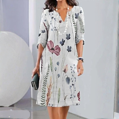 Eleanor | Vestido Floral en Capas