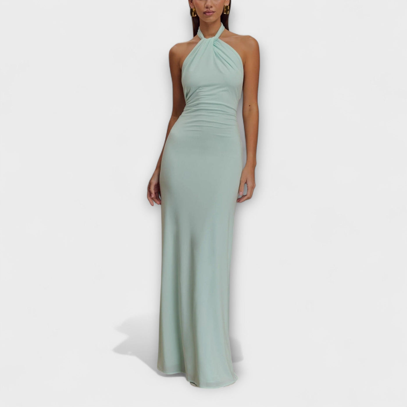 Lagoon - Vestido Maxi Halter Slinky