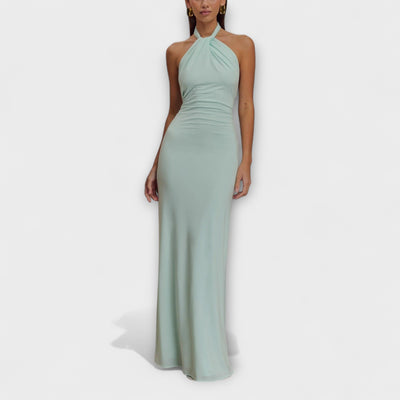 Lagoon - Vestido Maxi Halter Slinky