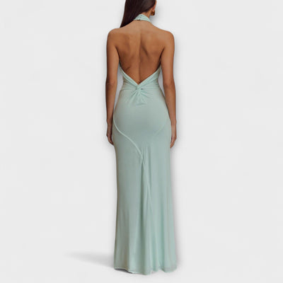 Lagoon - Vestido Maxi Halter Slinky