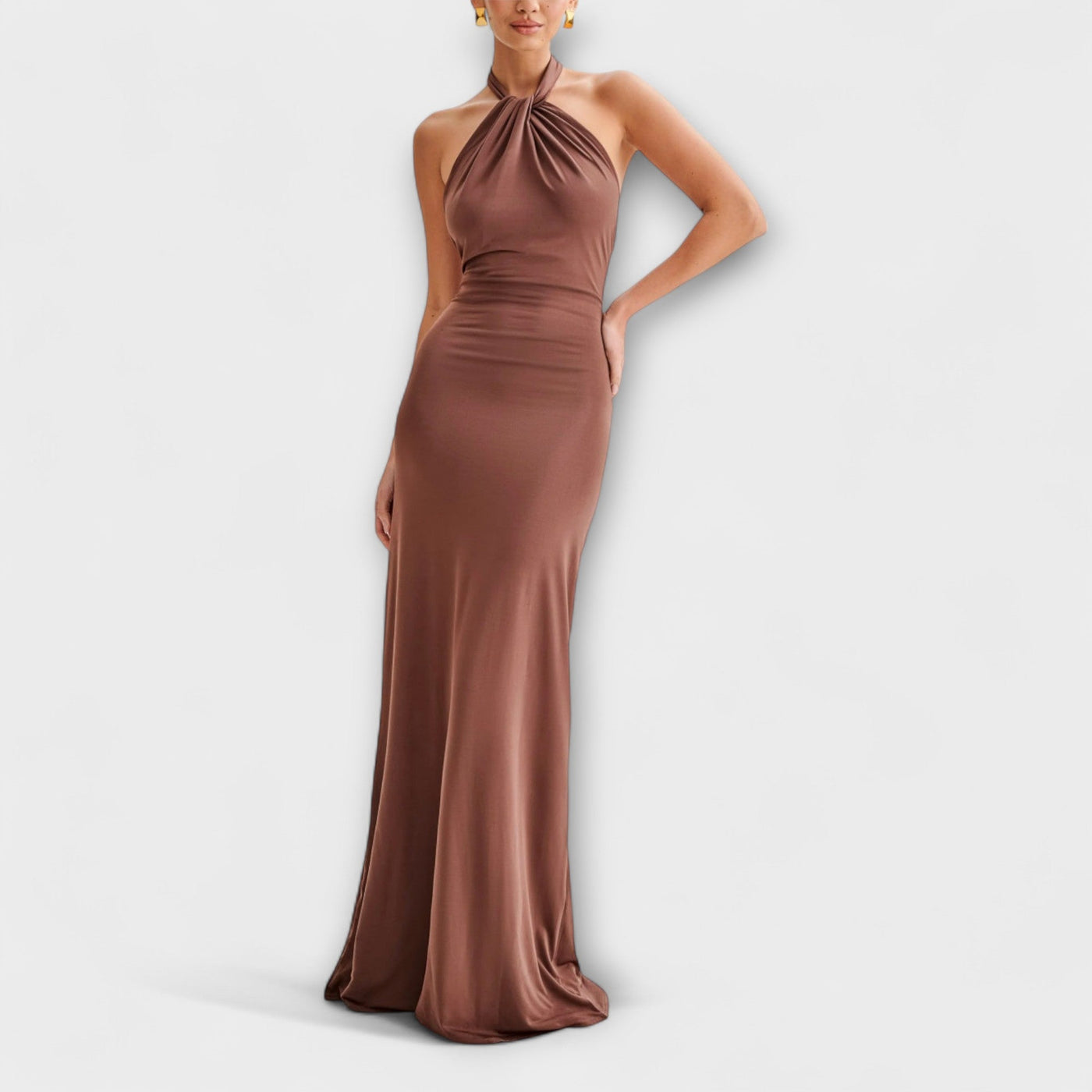 Lagoon - Vestido Maxi Halter Slinky