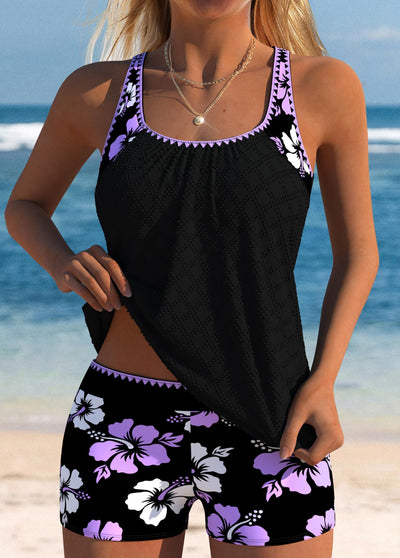 Arabelle | Conjunto de Tankini con Estampado Floral
