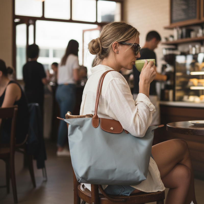Gran Bolsa Le Pliage, Acero