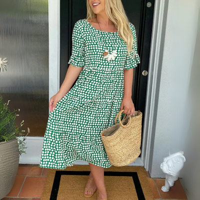 Beatrice | Vestido Midi Acampanado Relajado