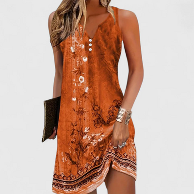 Dilana | Vestido Mini Sin Mangas Cómodo para Mujeres