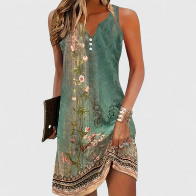 Dilana | Vestido Mini Sin Mangas Cómodo para Mujeres