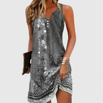 Dilana | Vestido Mini Sin Mangas Cómodo para Mujeres