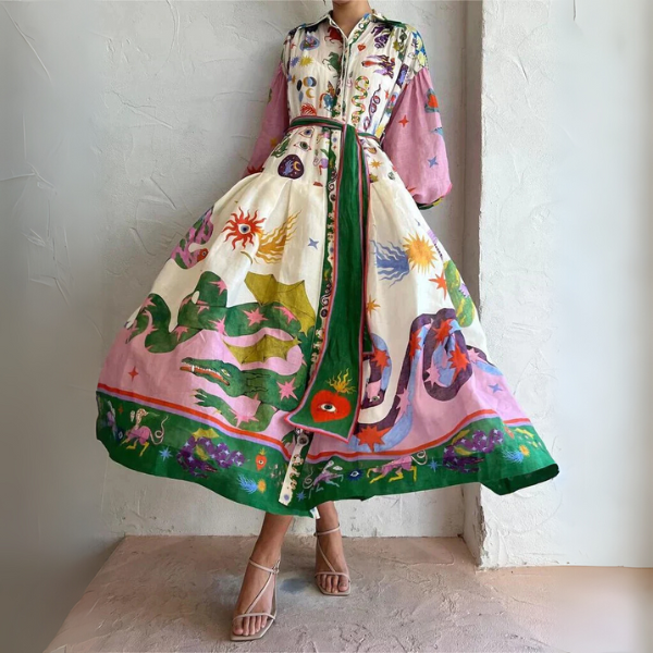 Sarah | Vestido Italiano Elegante