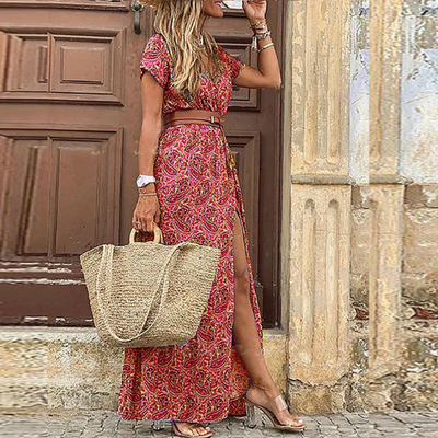 Zara | Vestido Maxi Boho